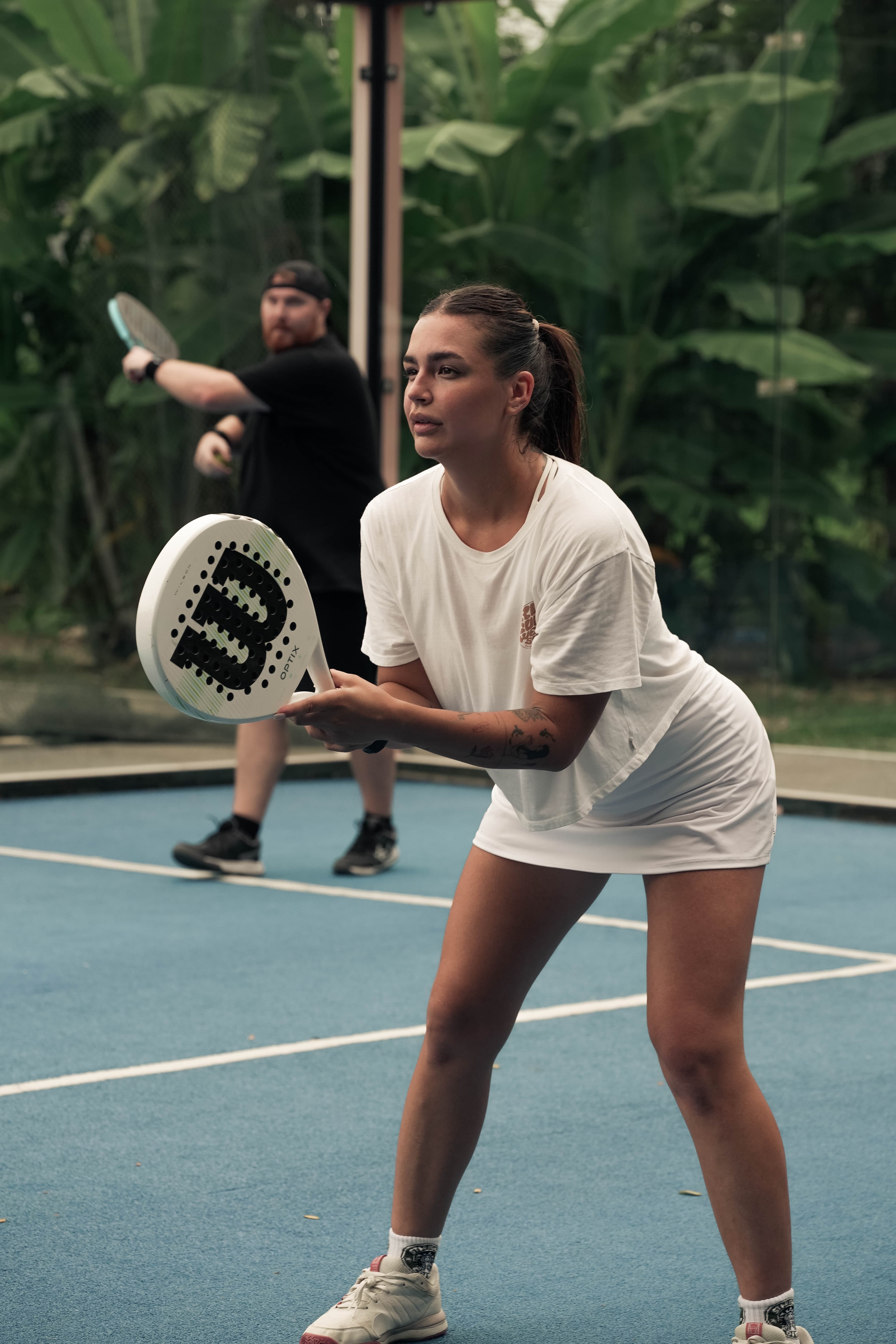 Shirin on the padel court